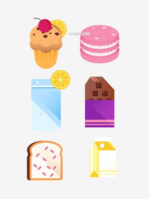 卡通風食物飲品元素圖片大小1024x1369px 圖片尺寸197.6 kb 來自png搜索網(wǎng) pngss.com 免費免扣png素材下載 蛋糕 面包 牛奶 巧克力 甜點 裝飾圖案