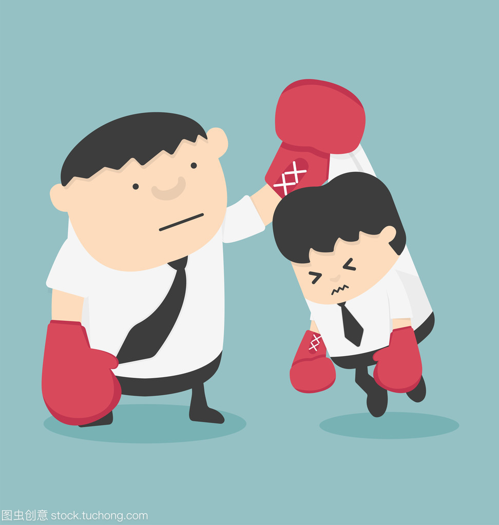 動畫片競爭打擊的概念