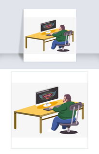 卡通商務辦公主題插畫圖片素材 psb格式 下載 動漫人物大全