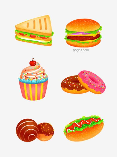 手繪卡通食物可商用元素圖片大小1024x1369px 圖片尺寸680.86 kb 來自png搜索網(wǎng) pngss.com 免費免扣png素材下載 插畫 插圖 番茄醬 各類食物 漢堡 精品 卡通 可愛 可商用 零食 美食 免扣 配圖