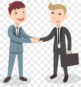 卡通扁平商務(wù)合作