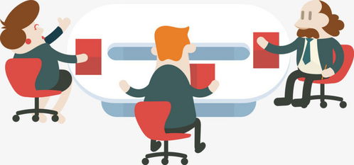 卡通商務人物元素png圖片素材免費下載 ai格式 2578 1204像素 熊貓辦公