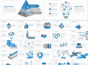 精品300頁全動畫商務ppt圖表合集ppt模板下載 數據圖表大全 編號 16288910