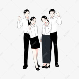 團(tuán)隊(duì)合作商務(wù)商業(yè)鼓勵(lì)加油扁平風(fēng)手繪卡通人物素材圖片免費(fèi)下載 千庫(kù)網(wǎng)