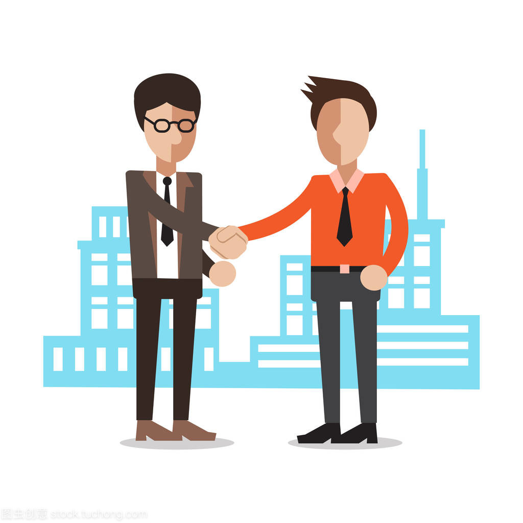 攜手共贏 卡通握手在商務動畫中的象征意義